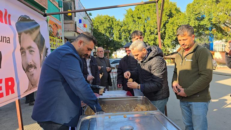 Ferdi Tayfurun memleketinde helva dağıtıldı