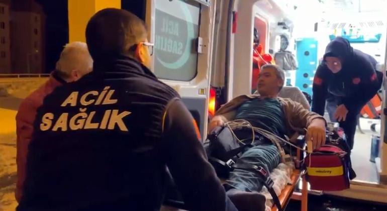 Ambulans uçak, kalp hastası için havalandı