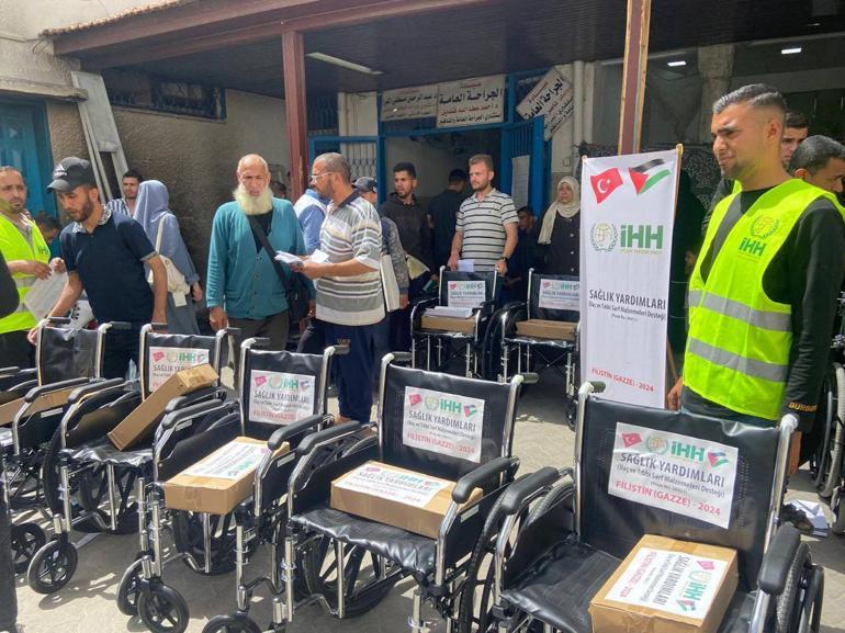 İHH, Gazze’ye yönelik sağlık alanındaki yardımlarına devam ediyor