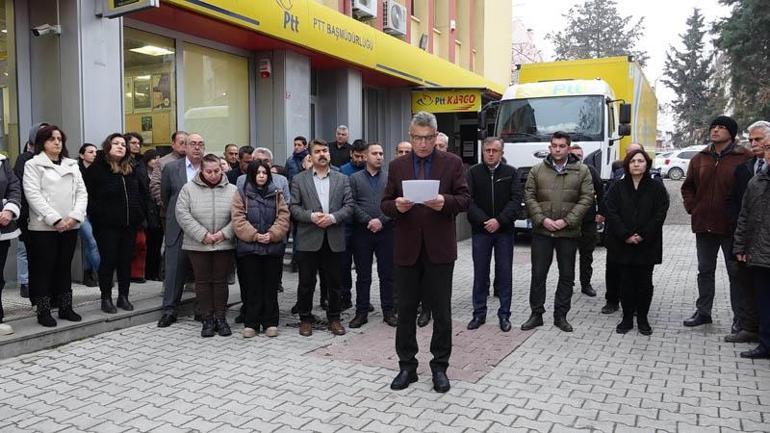 Rizede 2 PTT çalışanının öldürülmesi, Burdurda protesto edildi