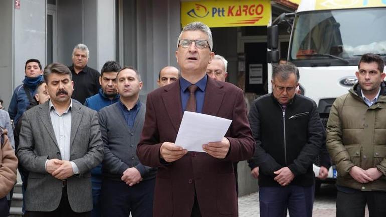 Rizede 2 PTT çalışanının öldürülmesi, Burdurda protesto edildi