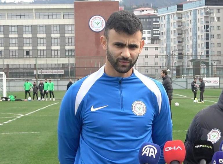 Rizesporlu Rachid Ghezzal: Performansımız 2inci yarı için bizi umutlandırıyor.