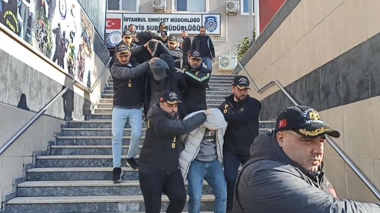 İstanbulda sahte içki satanlara yönelik operasyonda gözaltına alınanlar adliyeye sevk edildi