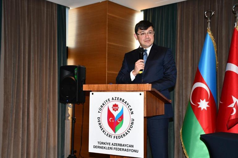 Azerbaycan Devlet Diaspora Komitesi Başkanı Fuad Muradov, TADEF kongresine katıldı