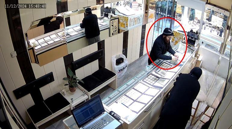 Takma sakal ve gözlükle gittiği iki kuyumcuyu 270 bin lira dolandıran şüpheli tutuklandı