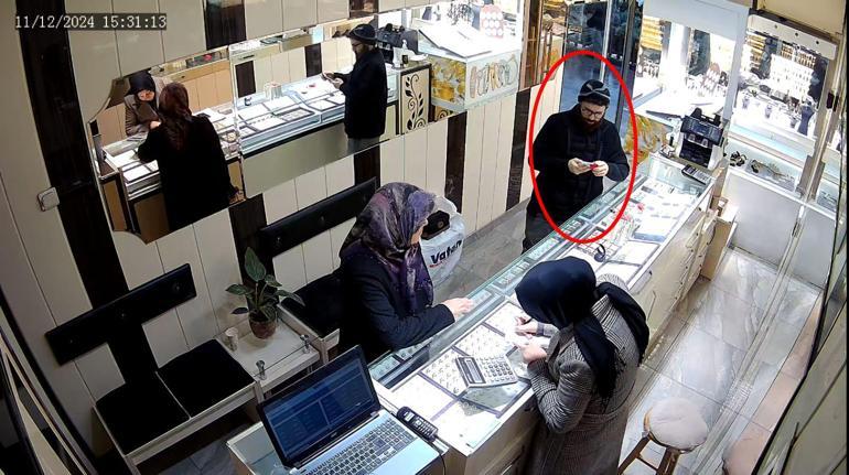 Takma sakal ve gözlükle gittiği iki kuyumcuyu 270 bin lira dolandıran şüpheli tutuklandı