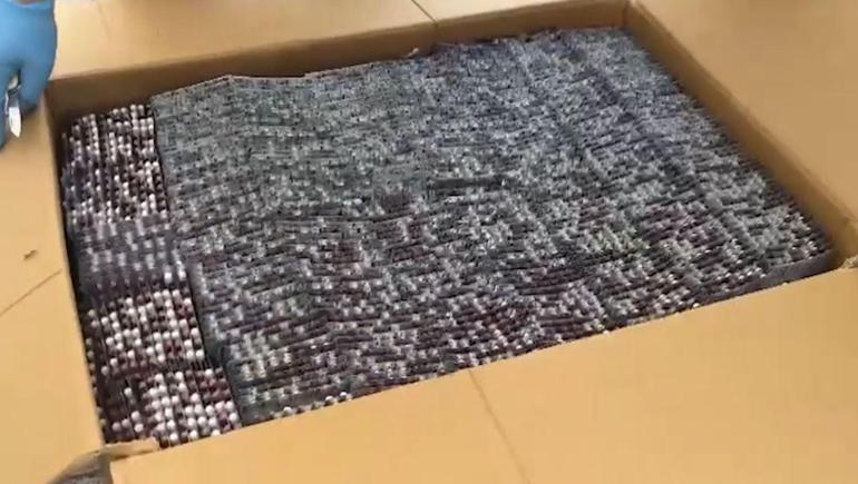 Samsun’da 184 bin sentetik hap ele geçirildi; 4 gözaltı