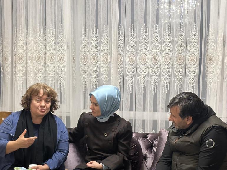 Bakan Göktaş, Boludaki yangında oğullarını kaybeden Gençbay ailesini ziyaret etti