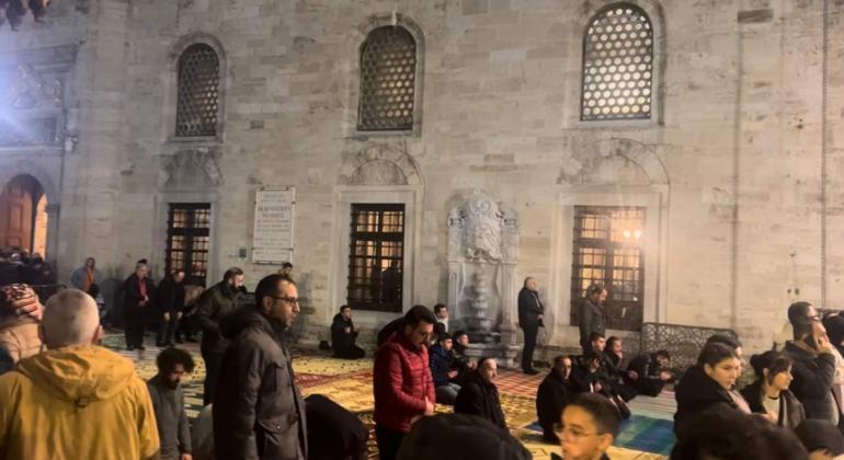Miraç Kandili Eyüpsultan ve Ayasofya camilerinde idrak edildi