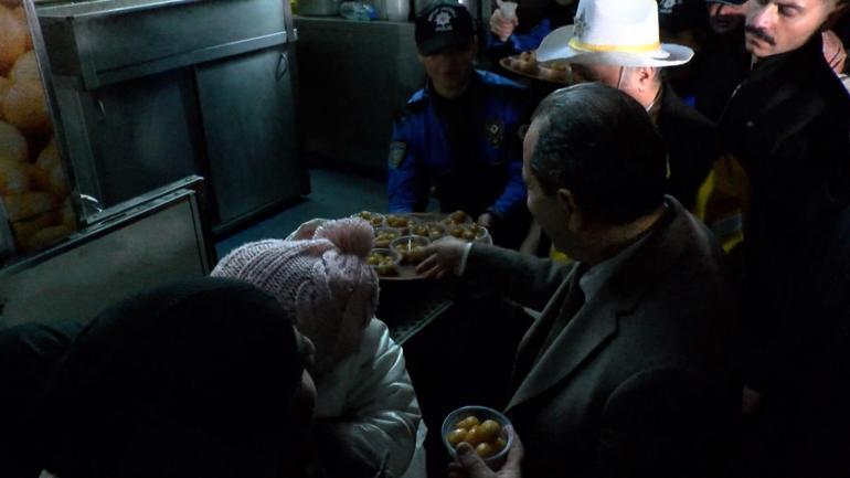 İstanbul Emniyet Müdürü Yıldız, Miraç Kandili dolayısıyla lokma ve lokum ikram etti