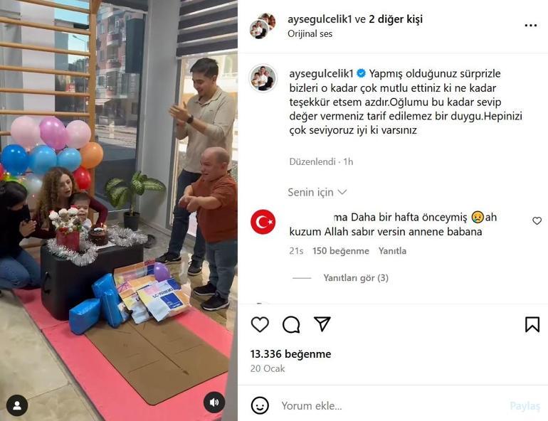 Sosyal medya ünlüsü çift, geçen hafta doğum gününü kutladıkları çocuklarını kaybetti