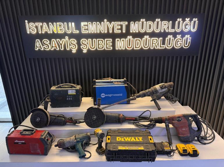 İstanbulda 20 günde 25 milyon lira değerinde eşya çalan 7 şüpheli yakalandı