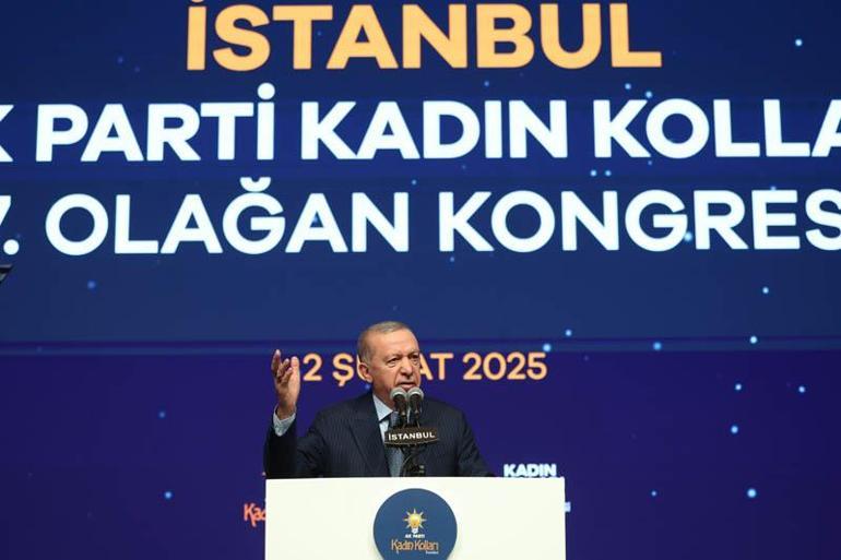 Cumhurbaşkanı Recep Tayyip Erdoğan, Ak Parti Kadın Kolları 7. Olağan Kongresine katıldı