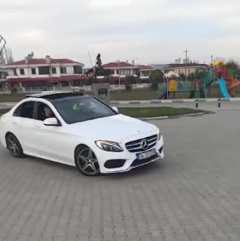 Otomobille drift yapan ehliyetsiz sürücüye 84 bin lira ceza