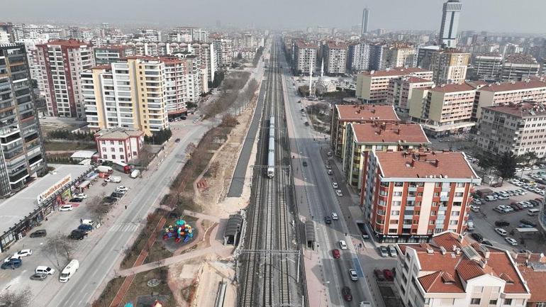 Konya Büyükşehir Belediye Başkanı Altay, raylı sistem yatırımlarını inceledi