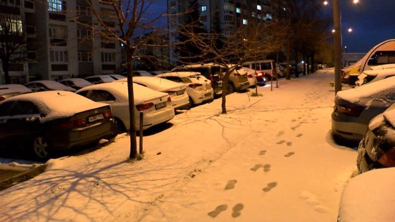 İstanbulda kar yağışı etkili oldu