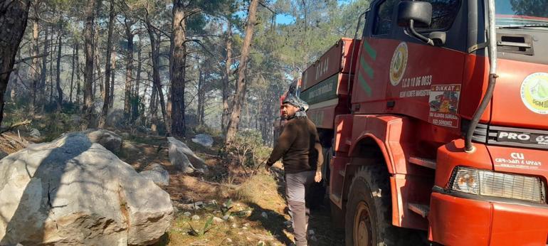 Antalyada orman yangını kontrol altında