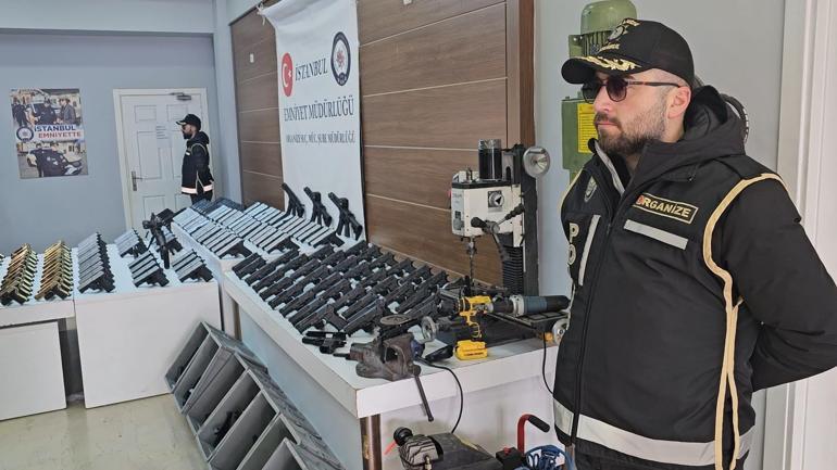 İstanbulda silah imalatı ve ticareti yapanlara operasyon: 3 gözaltı