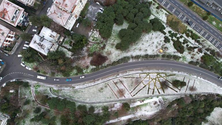 Avrupa Yakasında kar yağışı yer yer etkisini sürdürüyor