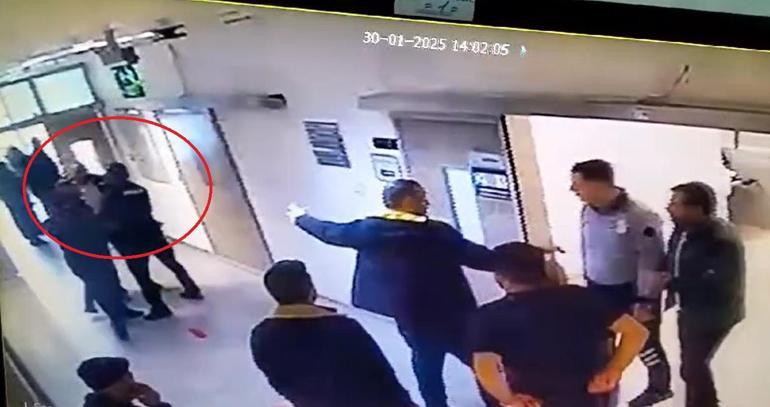 Yakalanan hükümlüyü, hastaneden kaçırmaya çalıştılar; o anlar kamerada