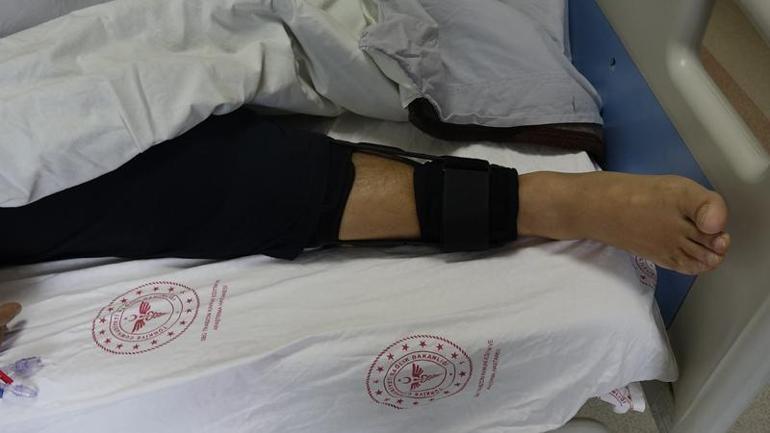 Kar motoruyla kaza yaptı; gömüldüğü kardan orman işçileri kurtardı