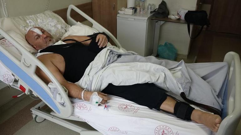 Kar motoruyla kaza yaptı; gömüldüğü kardan orman işçileri kurtardı