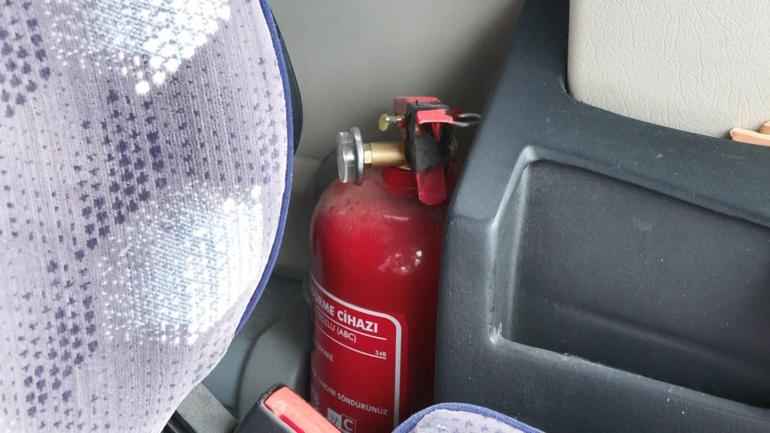 Servis veya otomobilde yangın çıkarsa yapılması gerekenler