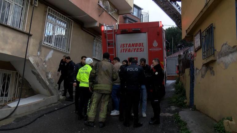 Ataşehirde binada çıkan yangında bir kişi hayatını kaybetti