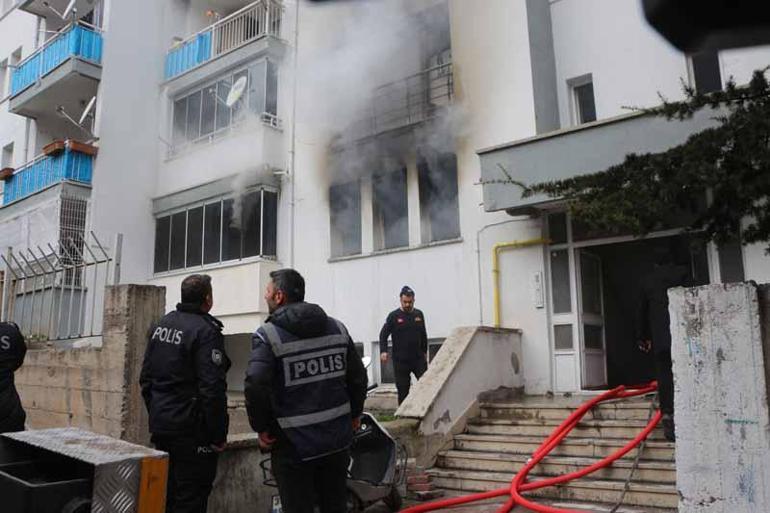 Tokatta apartman yangını; 12 kişi dumandan etkilendi
