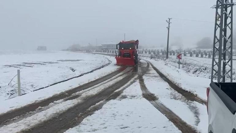Kocaelide kar yağışı