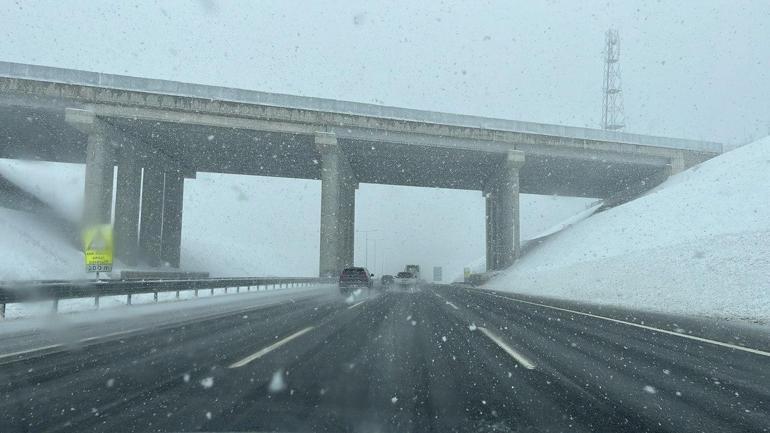 Kocaelide kar yağışı