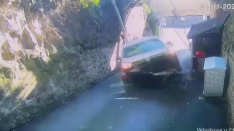 İş insanı İzzet Garihi tehdit eden şüphelinin holdinge girmeye çalıştığı görüntüler ortaya çıktı