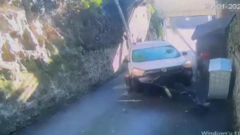 İş insanı İzzet Garihi tehdit eden şüphelinin holdinge girmeye çalıştığı görüntüler ortaya çıktı