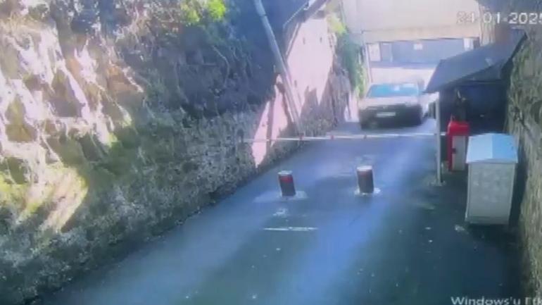 İş insanı İzzet Garihi tehdit eden şüphelinin holdinge girmeye çalıştığı görüntüler ortaya çıktı