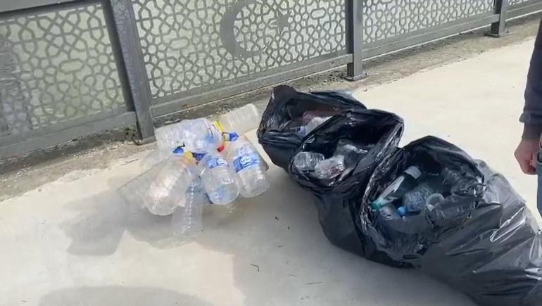 Dede ve torunundan çevre duyarlılığı