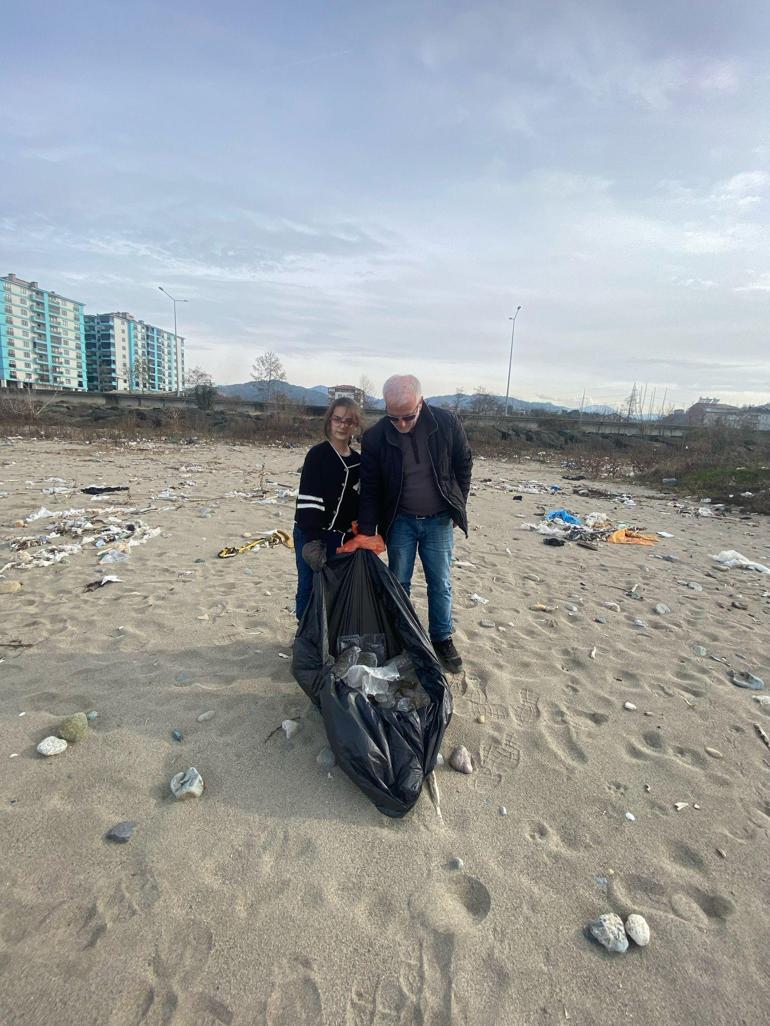 Dede ve torunundan çevre duyarlılığı