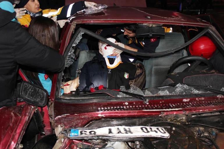 Baba kafam kanıyor, çarptığım adamda bir şey yok diyen ehliyetsiz sürücü gözaltında