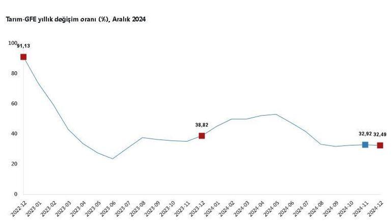 TÜİK: Tarımsal girdi fiyatları aralıkta arttı