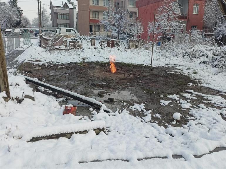 Sondaj sırasında çıkan yangın, 4 gündür aynı seviyede devam ediyor