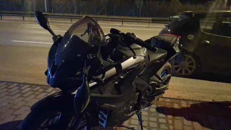 Bursada 200 metre sürüklenen motosikletin sürücüsü ağır yaralandı