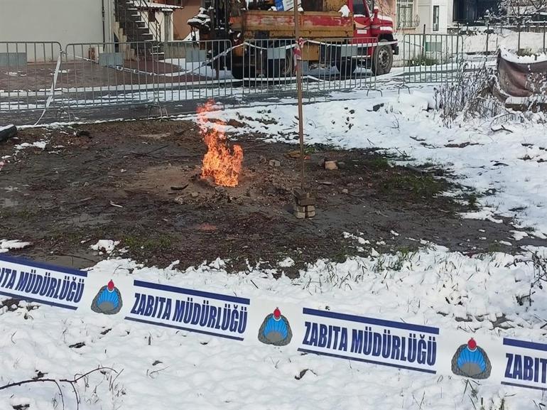 Kocaelide 7 gündür devam eden yangında gazın türü metan çıktı