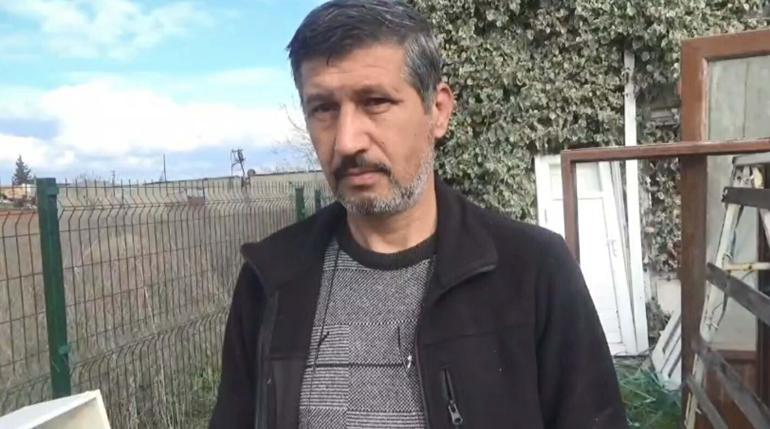 Çanakkalede tarlasından dönerken dev yılanı görüntüledi