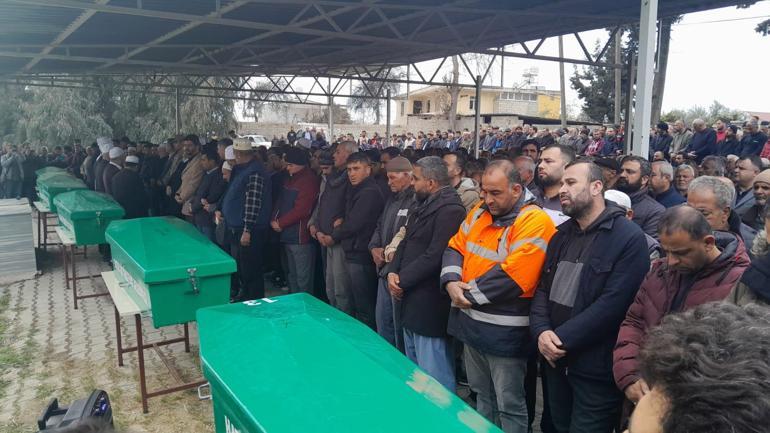 TIR’a çarpan minibüste ölen 6 işçi toprağa verildi