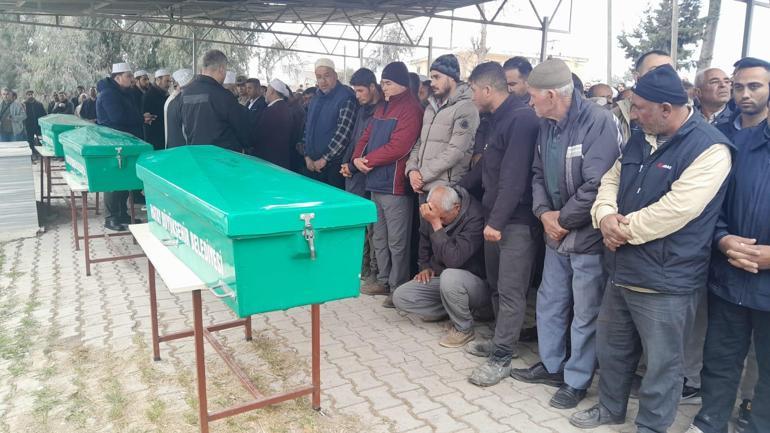 TIR’a çarpan minibüste ölen 6 işçi toprağa verildi