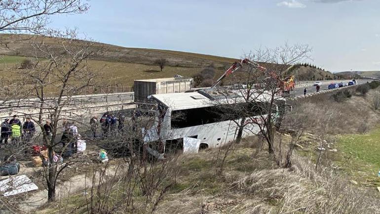 Bilecik’teki otobüs kazasında yaralanan 11 kişi, taburcu edildi