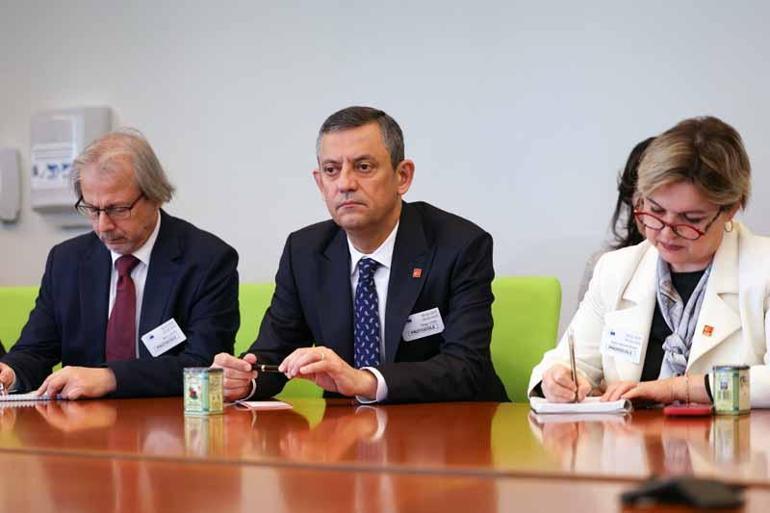 Özgür Özel, Avrupa Parlamentosu Türkiye Raportörü Amor ile bir araya geldi