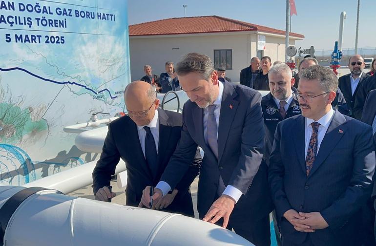 Türkiyeden Nahçıvana doğal gaz sevkiyatı başladı