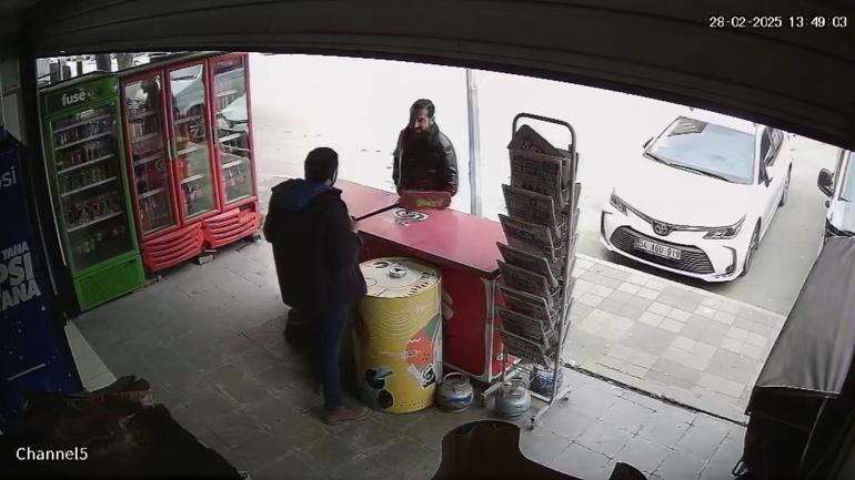 Maltepede cezaevi firarisi veresiye alkol istedi; alamayınca bıçak çekip mermer fırlattı