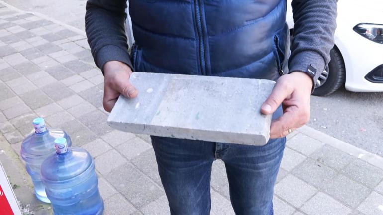 Maltepede cezaevi firarisi veresiye alkol istedi; alamayınca bıçak çekip mermer fırlattı