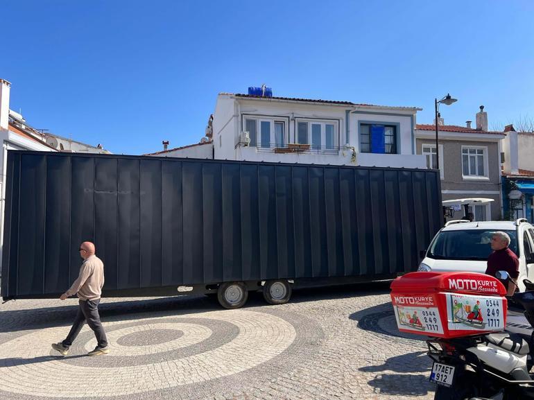 Bozcaadada mobil yapıların tüm altyapı hizmetleri durdurulacak
